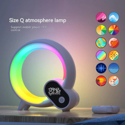 Sunrise alarm clock with bluetooth audio