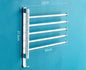 Rotatable Space Aluminum Towel Rack for Bathroom