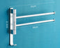 Rotatable Space Aluminum Towel Rack for Bathroom